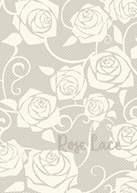 ローズレース*ベージュ