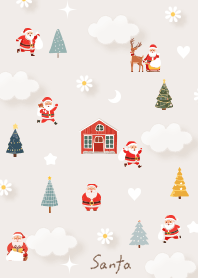 Cream Brown Santa Clauses 02_1