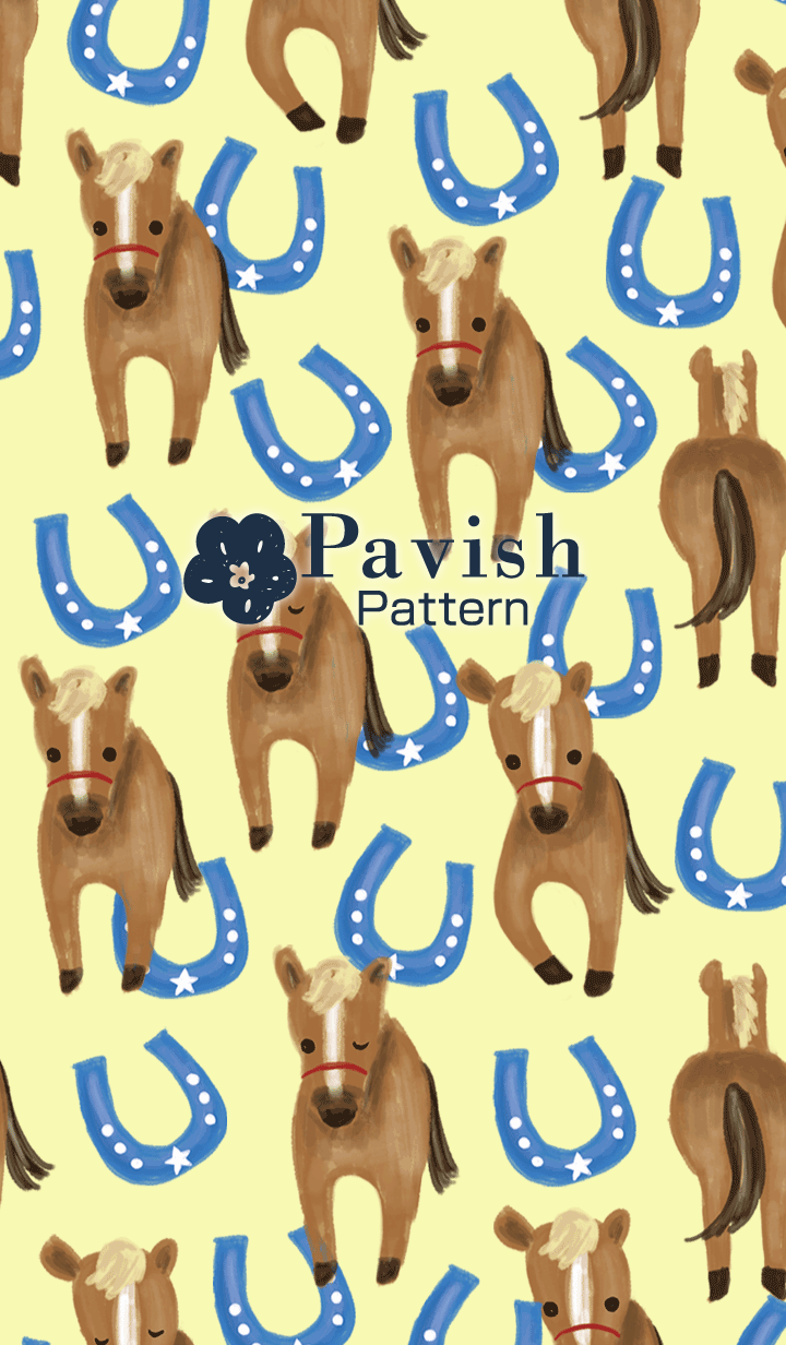 Lucky Horse -Pavish Pattern-