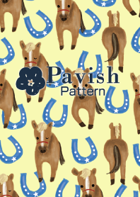 Lucky Horse -Pavish Pattern-