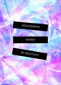 HOLOGRAPHIC MARBLE #001 (BLACK).