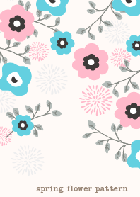 spring flower pattern 1 J