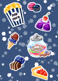 Favorite sweets -blue-