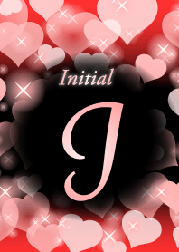 I-Initial-heart-Red&black