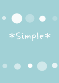 Simple mint gray dot