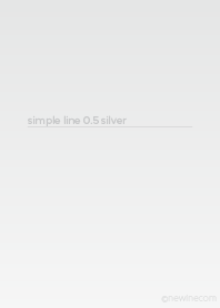 simple line 0.5 silver