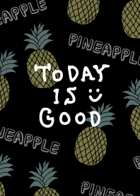 Smile pineapple - black-