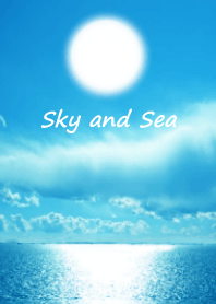 Fantastic sky and sea