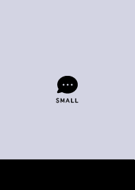 Small Button - Black&Dull Purple