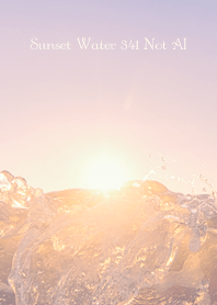 Sunset Water 341 Not AI