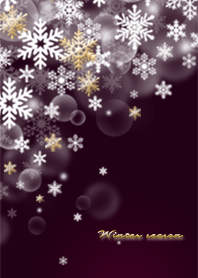 大人の冬を着る(紫)