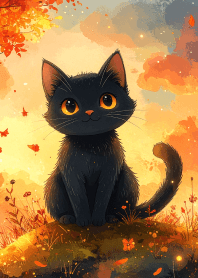 Soothing cat and autumn sky Vol.1