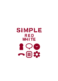 SIMPLE red×white