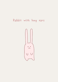 Rabbit with long ears