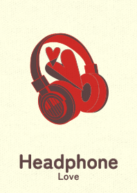 Headphone_love Cherry red
