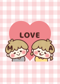カップル♡イニシャル -M&A- 彼女