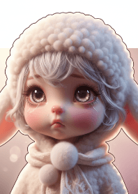 Stiker LINE Gaya Gambar Polos Menggemask