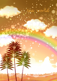 Beautiful sunset in a tropical country 2