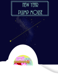 Plump mouse New year
