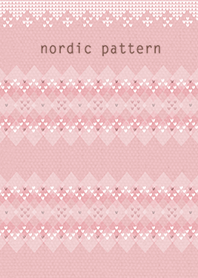 nordic pattern*pink