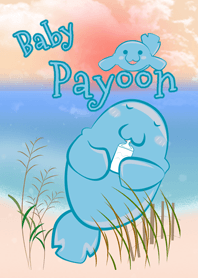 Baby Payoon on the beach