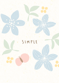 flowers, leaves and butterflies14 Japan