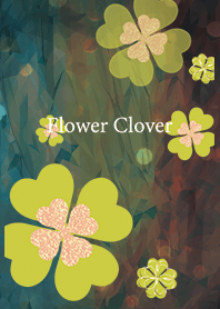 Black Yellow : lucky flower clover
