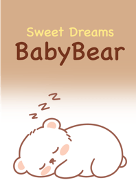 ลูกหมีหลับฝันดี สไตล์มินิมอล(สีน้ำตาล)