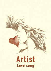 Artist love song Brick red