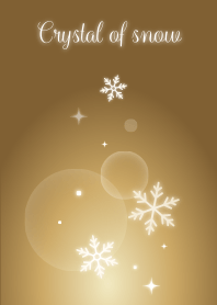 Crystal of snow(yellow gold)