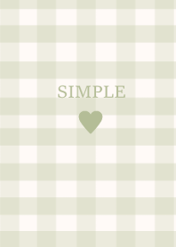 SIMPLE HEART -check naturalgreen:)-(JP)