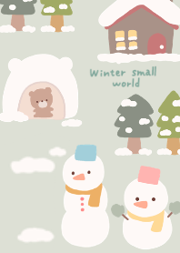 冬の可愛いイラスト着せかえ