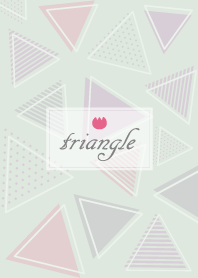 三角チューリップ'ピスタチオグリーン'