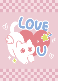 Meow meow love (pink)