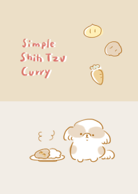 simple Shih Tzu curry beige.