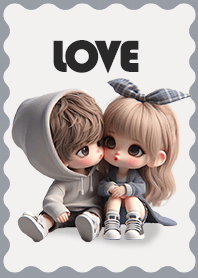 かわいいカップルの着せ替え67（ラブ