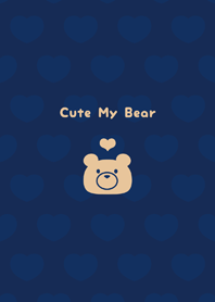 Cute My Bear -navy-