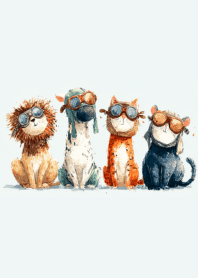 一群看起來很厲害其實很迷糊的貓