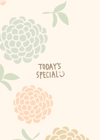 Round flowers and leaves left20 Japan