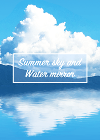 Summer sky & water mirror #cool
