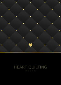 HEART QUILTING - GRAY BLACK 24