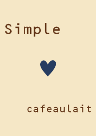 Simple <Cafeaulait>