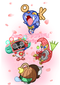 Stamp KAIJYU-spring