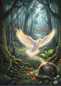 stampAI-Peace Dove-kM7D4X