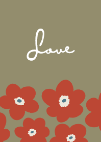 in bloom, flower o - olive