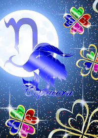 Zodiac signs Capricorn -Clover Moon-