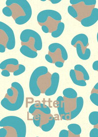Pattern Leopard Ajur blue