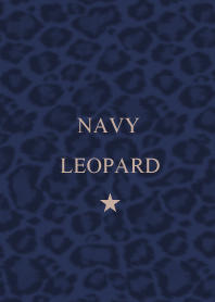 Navy + leopard