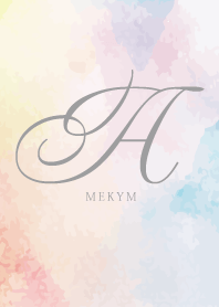 Initial-A- Watercolor