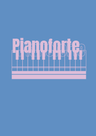 pianoforte Pale pastel blue
